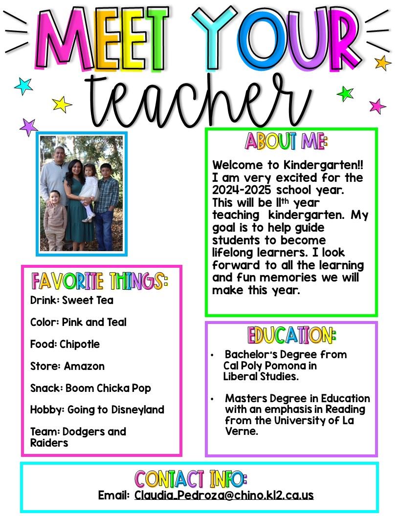 Meet your teacher